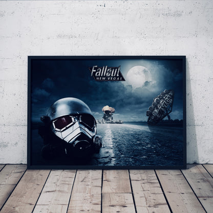 Fallout New Vegas Poster print, FallOut, Gaming, poster