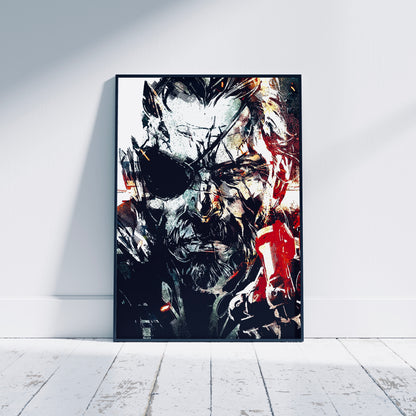 Metal Gear Solid Venom poster print, Gaming, Game, Nostalgia