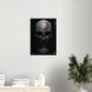 God of war Ragnarok skull poster print, GoW, Gaming, Game