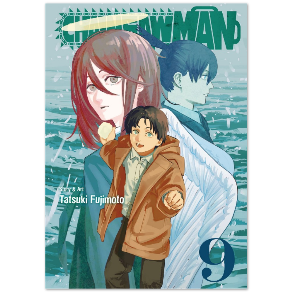 Chainsaw man poster, Chainsawman volume 9, Aki, Anime, Manga, Japanese