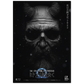 God of war Ragnarok skull poster print, GoW, Gaming, Game