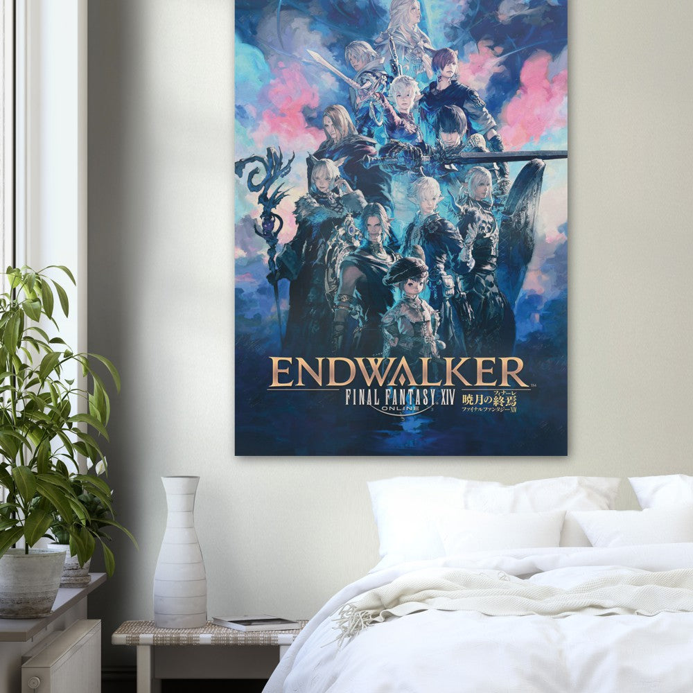 FF XIV Endwalker Poster print, Final Fantasy, Gaming, Nostalgia