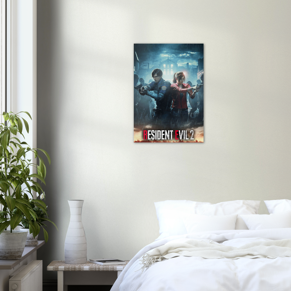 Resident Evil 2 Remake Console Game Wall Art Home Decor - POSTER 20x30