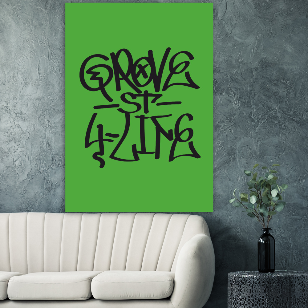 GTA Graffiti poster print, Grand Theft Auto, Gaming, Game