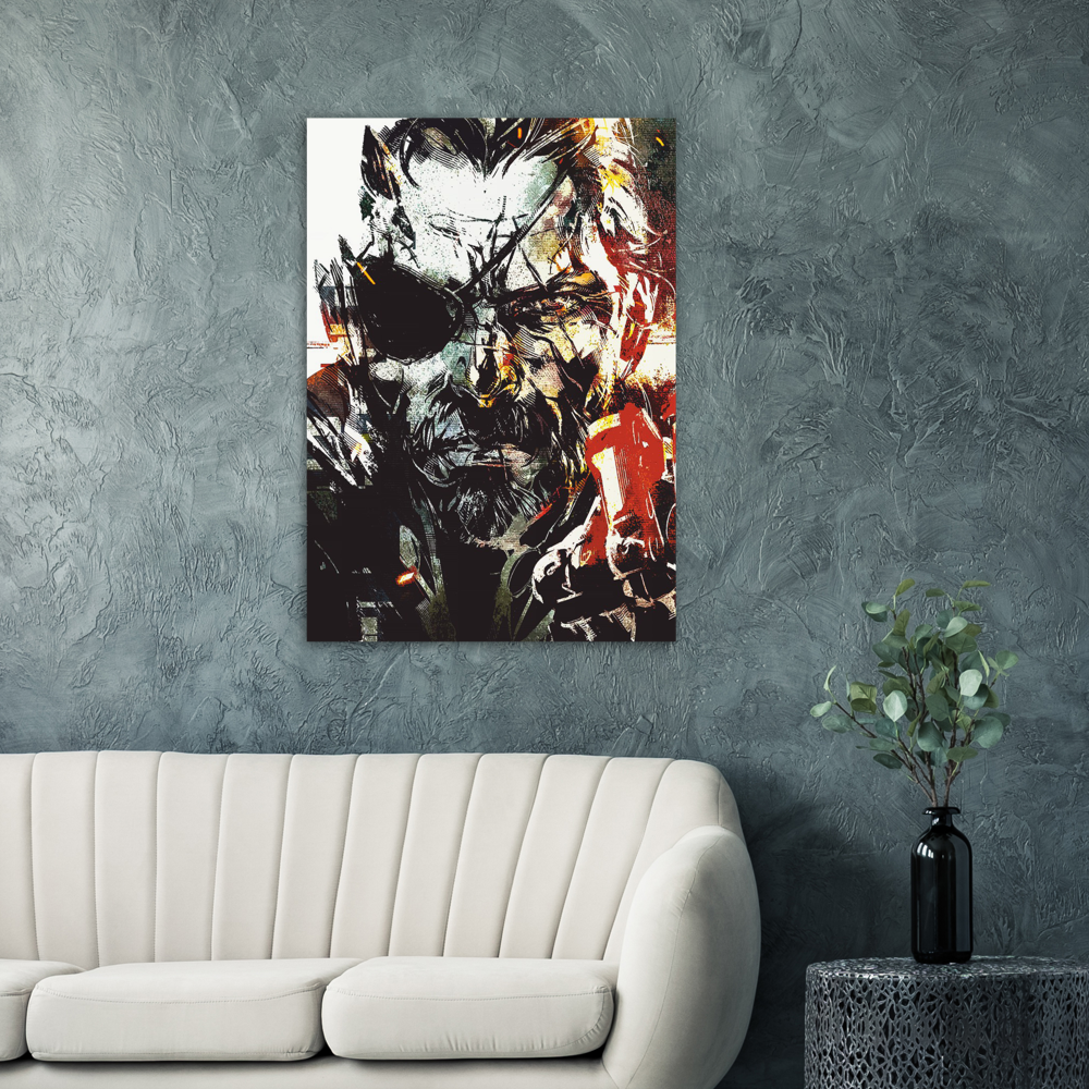 Metal Gear Solid Venom poster print, Gaming, Game, Nostalgia