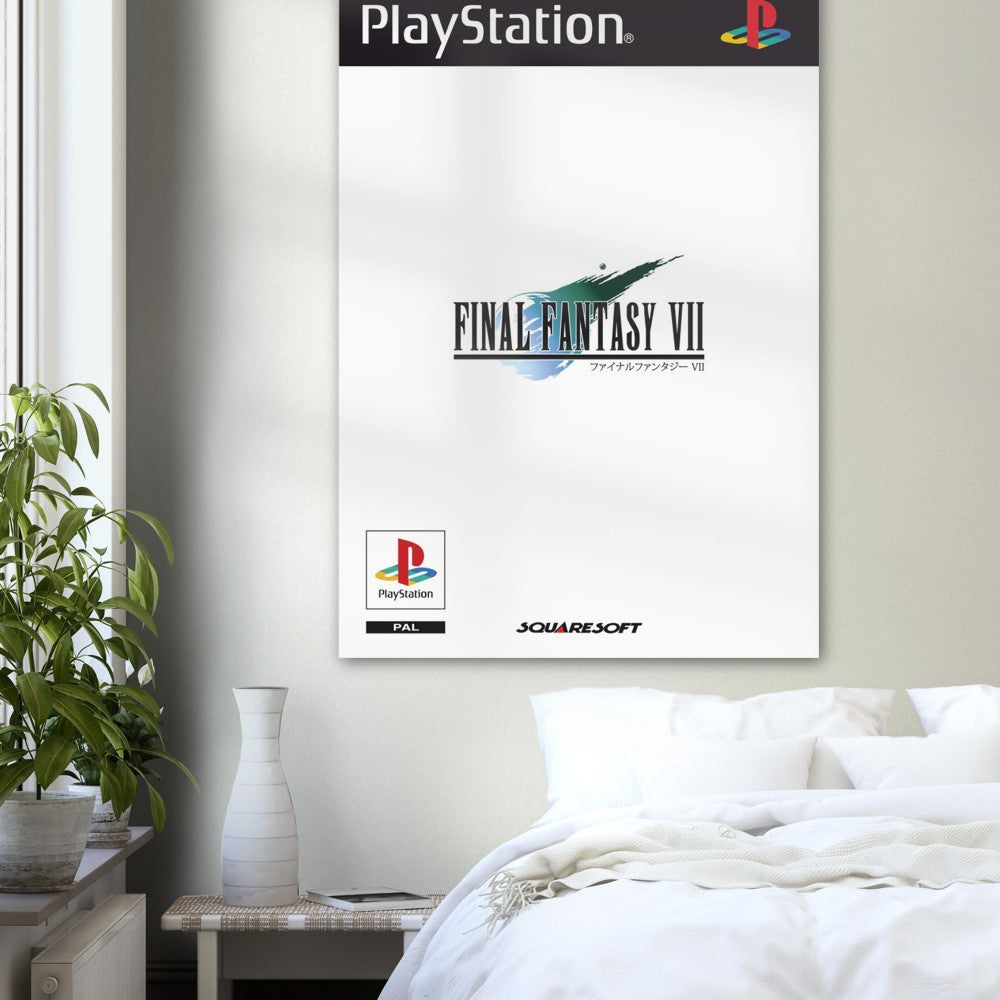 FF7 poster print, Final Fantasy, Gaming, Nostalgia