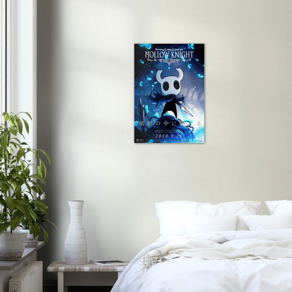 Hollow Knight Promo (Blue) Poster Print, Promotional, Japanese, Gaming, Game