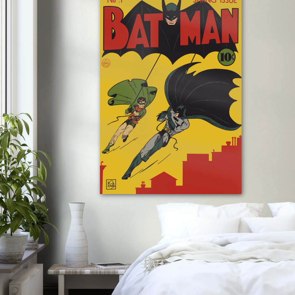 Batman Comic #1 Issue Poster, Nostalgia, Batman and Robin, Spring issue