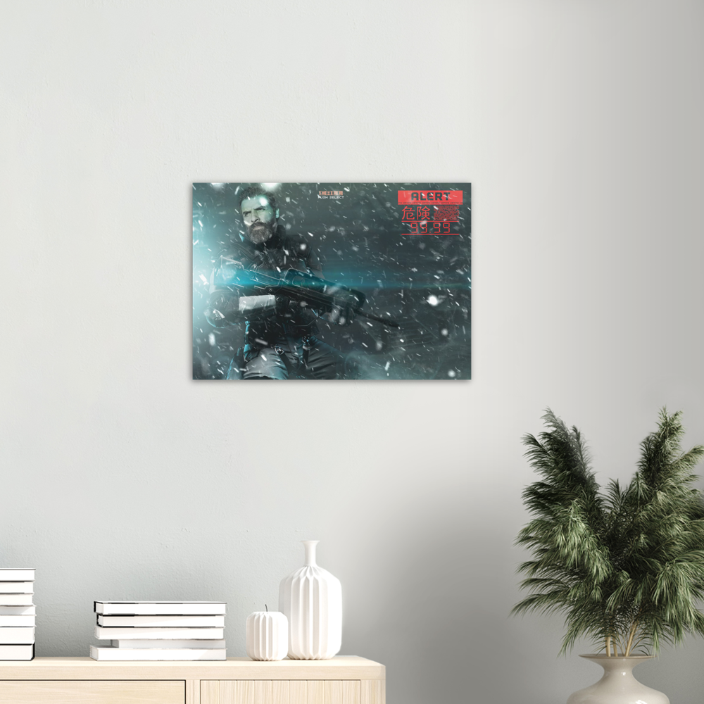 Metal Gear solid Shadow Moses poster print, Gaming, Game, Nostalgia